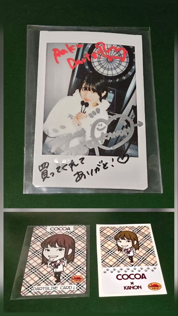 平野愛依里　DARTSLIVE　カード　チェキ