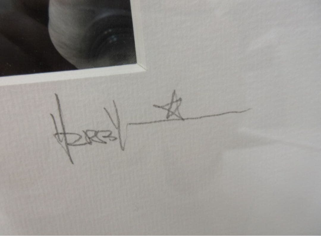 ハービー山口サイン入り　福山雅治　写真　会場限定販売品　プリント