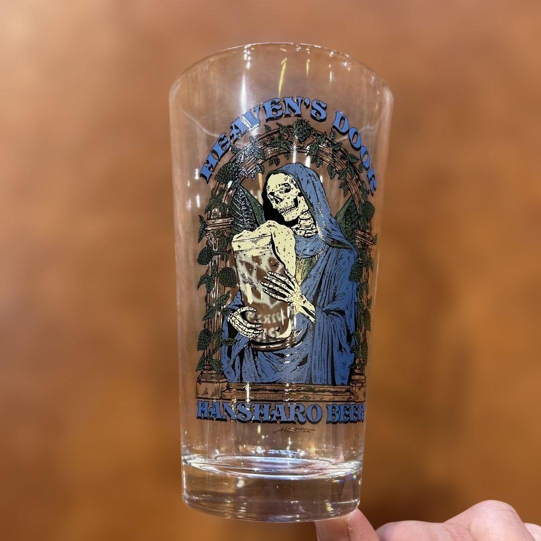 反射炉ビヤ　HEAVEN'S DOOR パイントグラス　hirotton