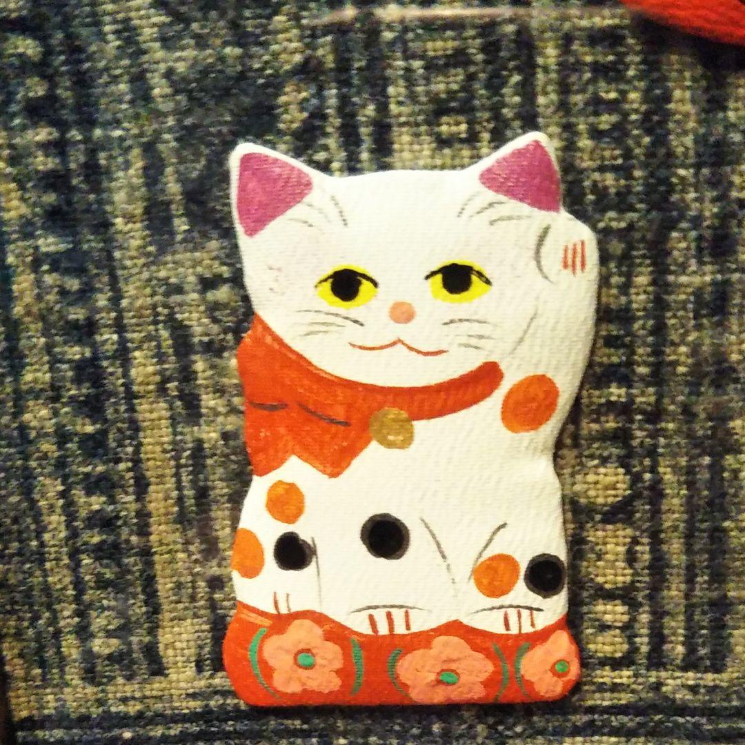 猫8匹押絵　縁起物額装