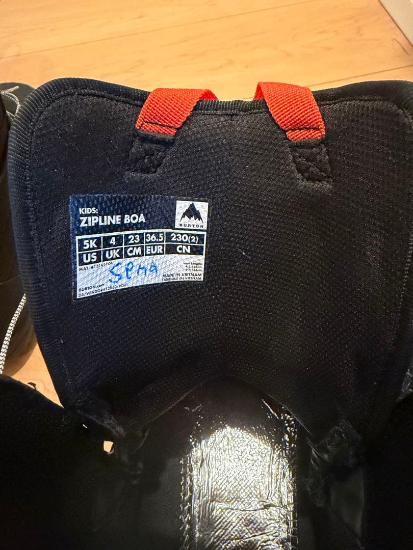 バートン キッズ ジップライン BOA ブーツ 23cm Zipline 子供用
