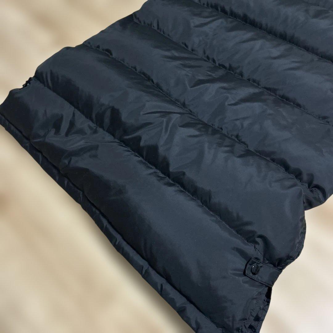 【美品】プーマ ロングダウンジャケット ベンチコート 黒 ブラック L〜O