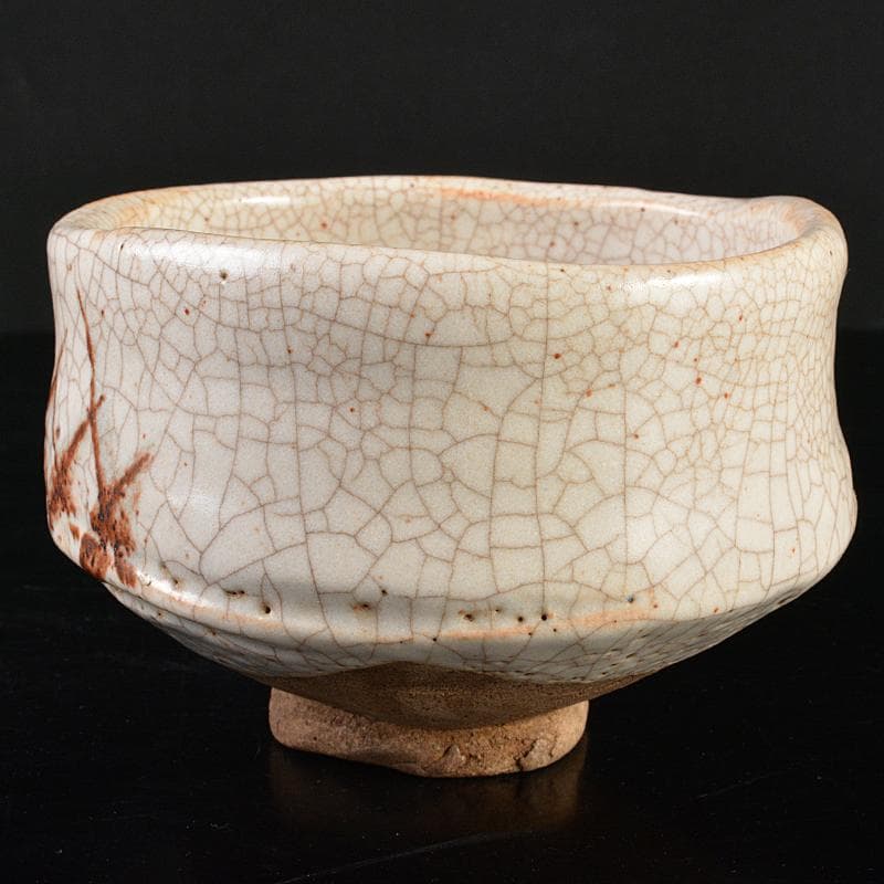 茶道具　志野茶碗　仕覆付　表千家十三代即中斎極め箱　V　R5871