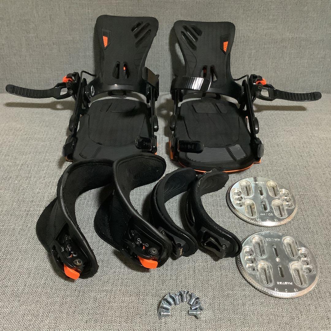 034 SP MOUNTAIN スノーボード　ビンディングバインディング　M