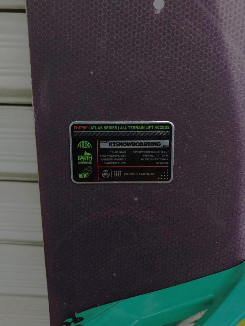 K2 THE \"0\" atlas series 150cm スノーボード 板