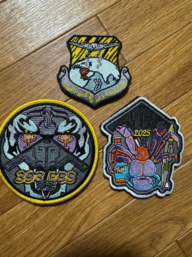 USAF 393EBS B-2パッチ　3点セット