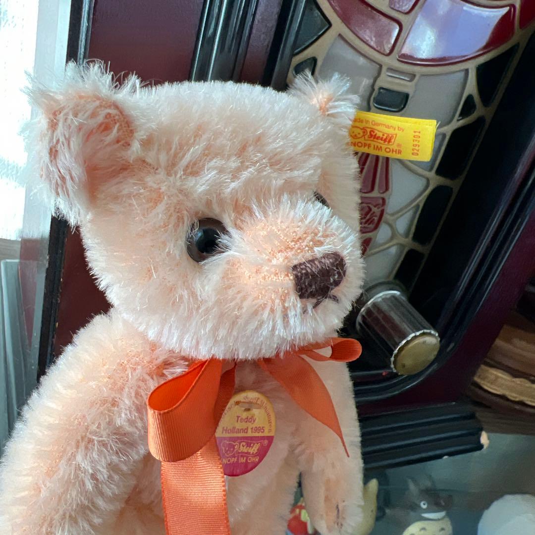 シュタイフ　テディベア　Holland 1995 オレンジ　Steiff