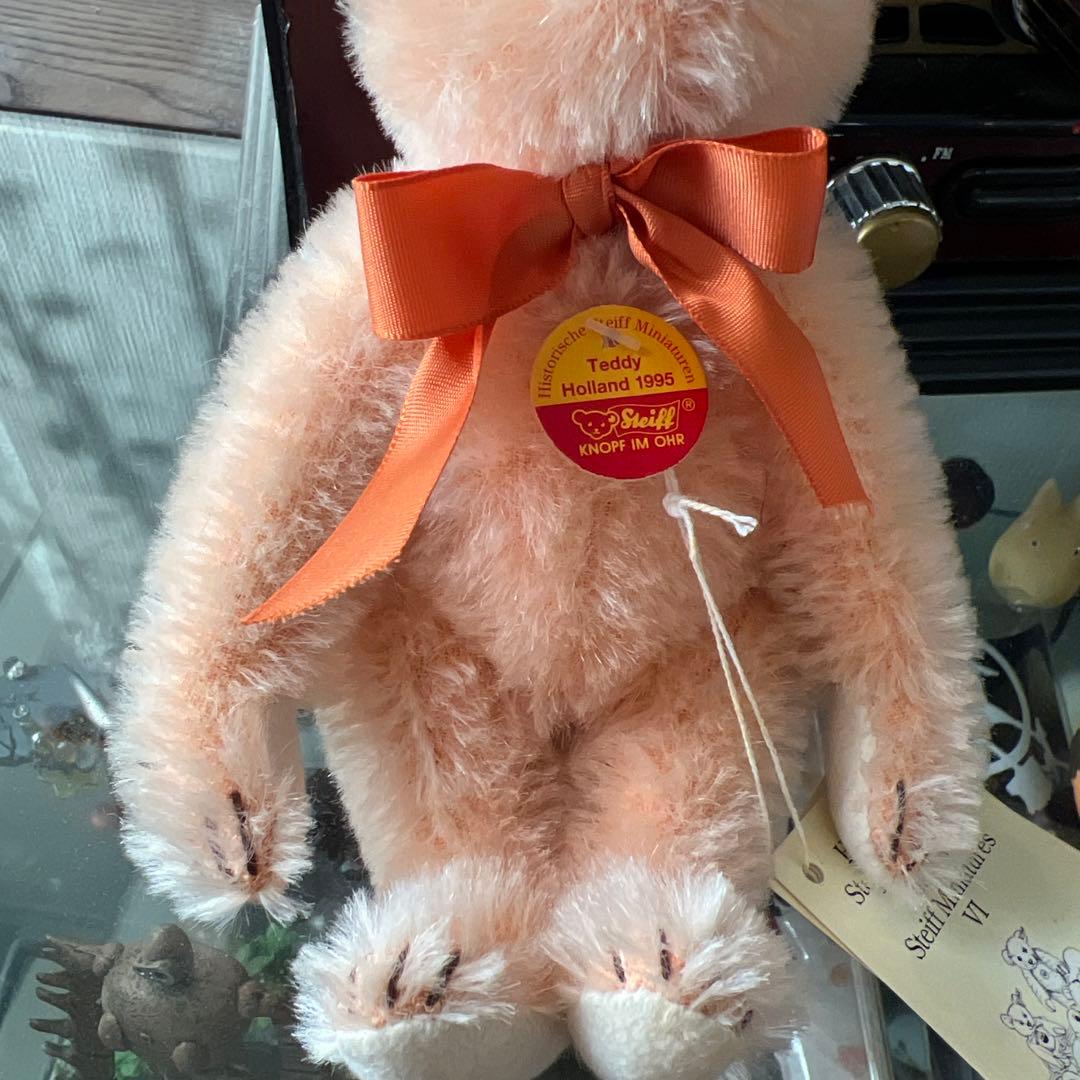 シュタイフ　テディベア　Holland 1995 オレンジ　Steiff