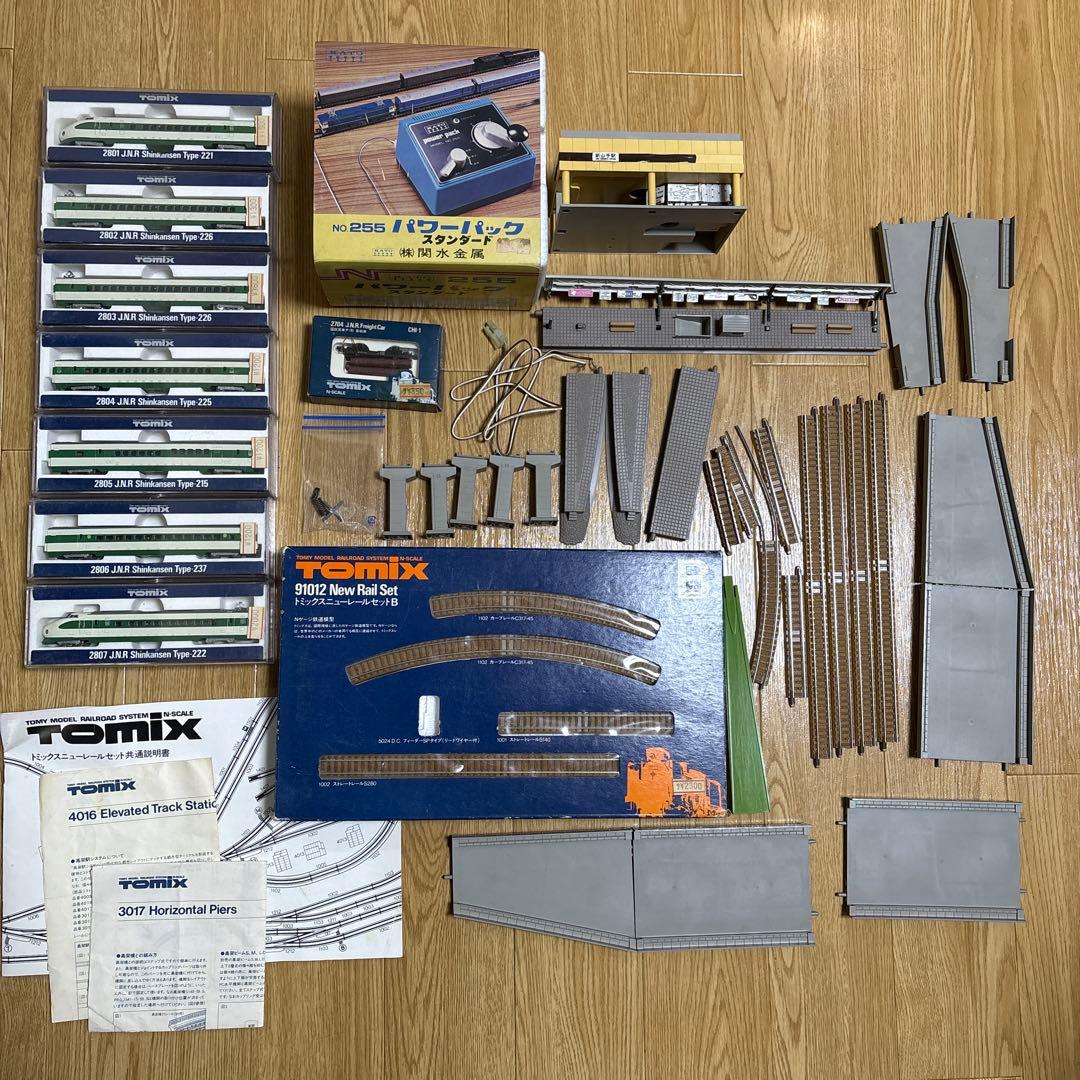 TOMIX 国鉄新幹線200系Nゲージ7両＋線路他　まとめ売り