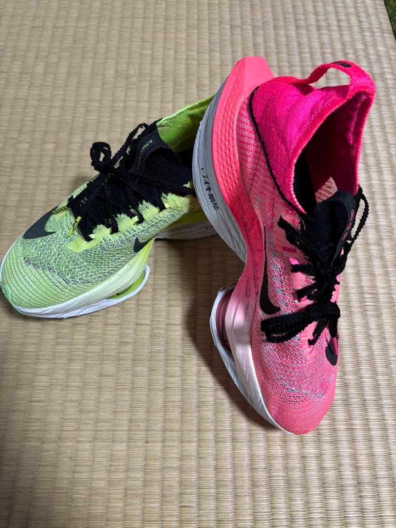 Nike スパイクシューズ グリーン/ピンク