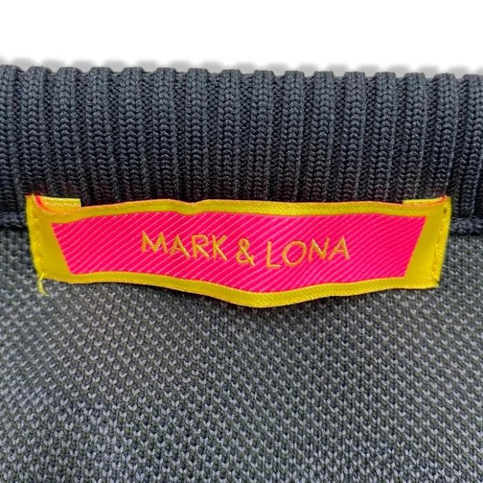【超美品】MARK & LONA カモフラ柄 ストレッチ ニットセーター 50
