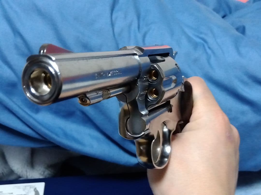 ジャンク　マルシン シルバーリボルバー　M64