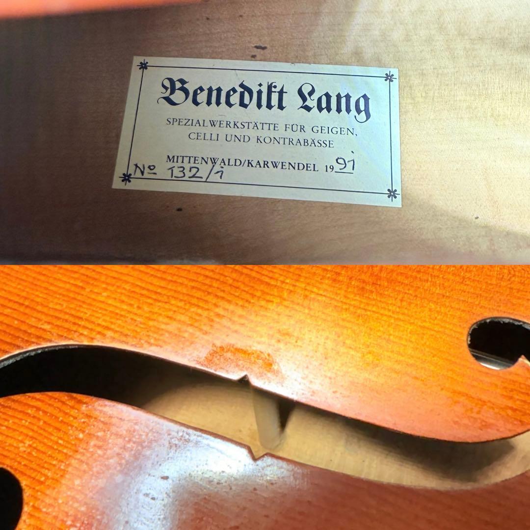【調整品】Benedikt Lang 132 / 1 チェロ 1991年製