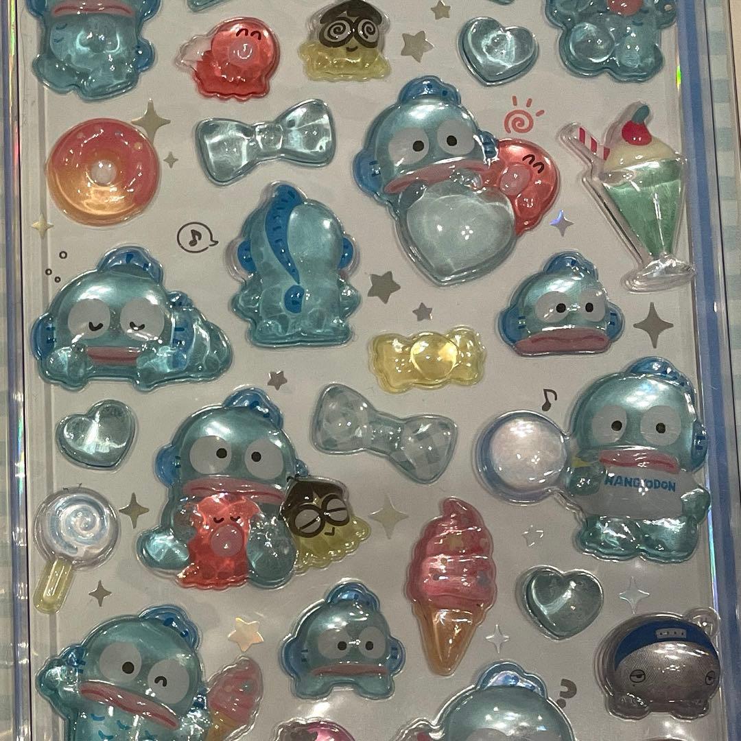 正規品ボンボンドロップシール　サンリオ、ちいかわ/ プクキラシールの7点セット