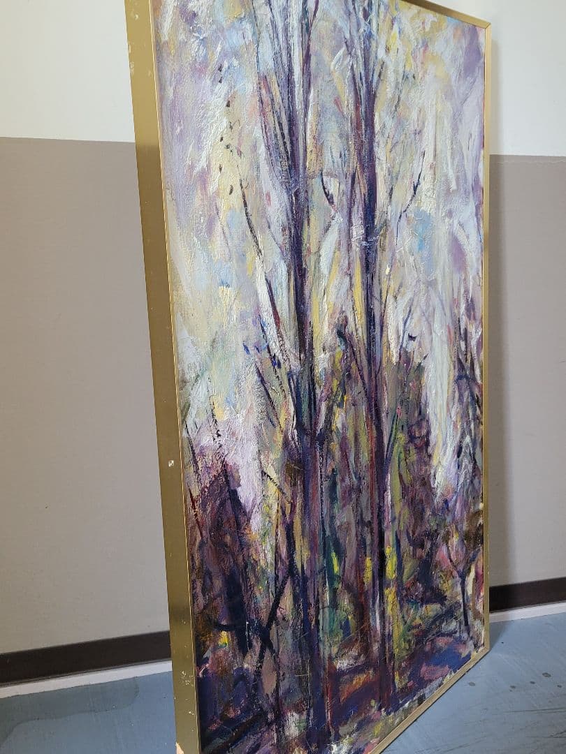 No.11「啓蟄の朝」油彩画