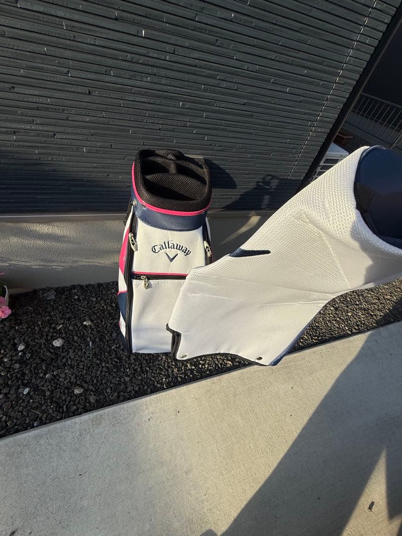Callaway キャディバッグ 白/ピンク/ネイビー