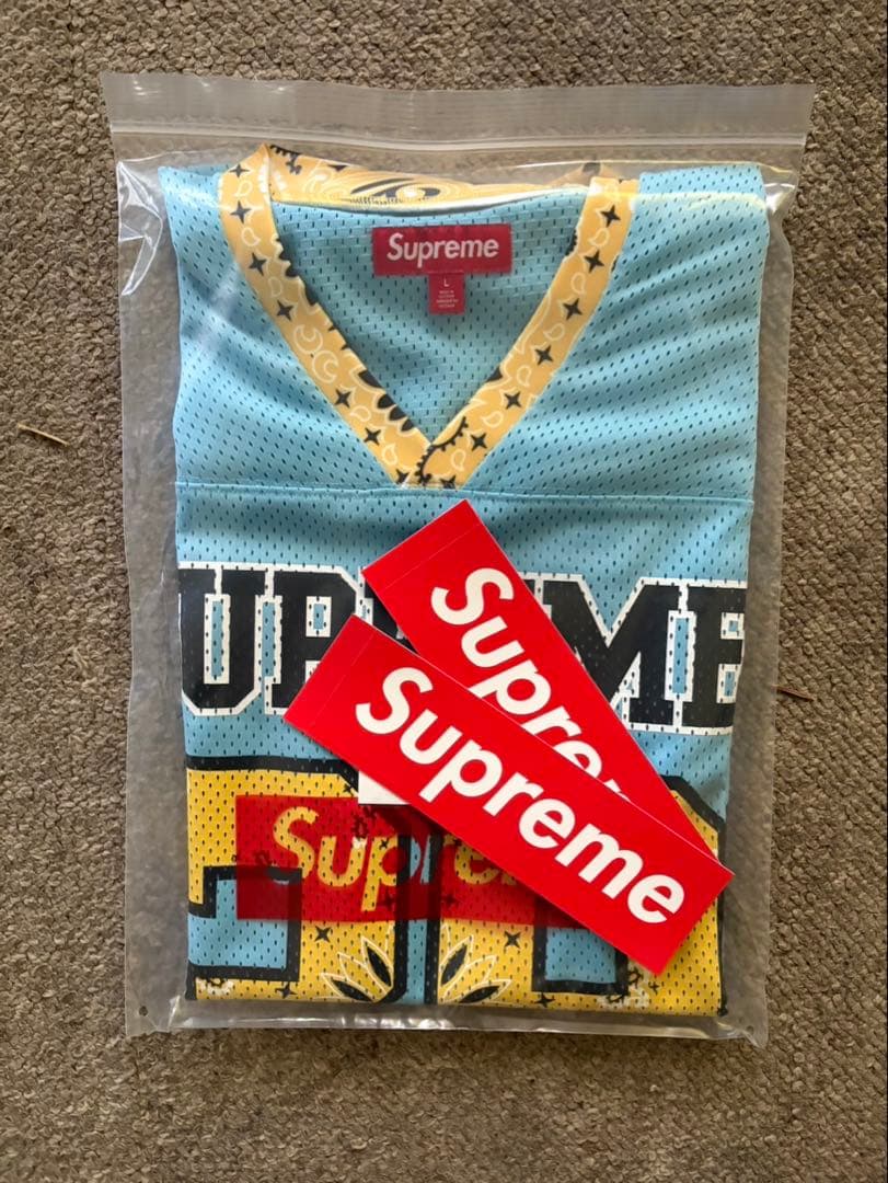 Supreme Bandana Football Jersey “Blue”