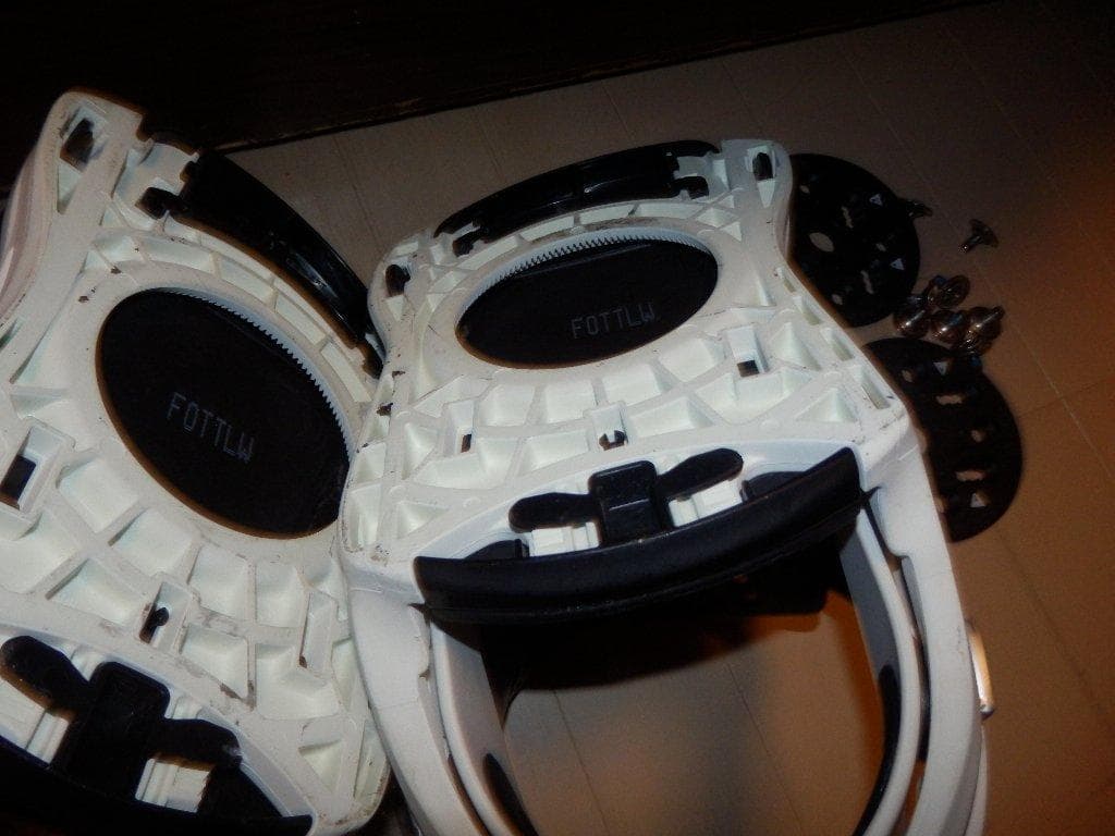 FLUX TT ビンディング ホワイト/ブラック MLサイズ