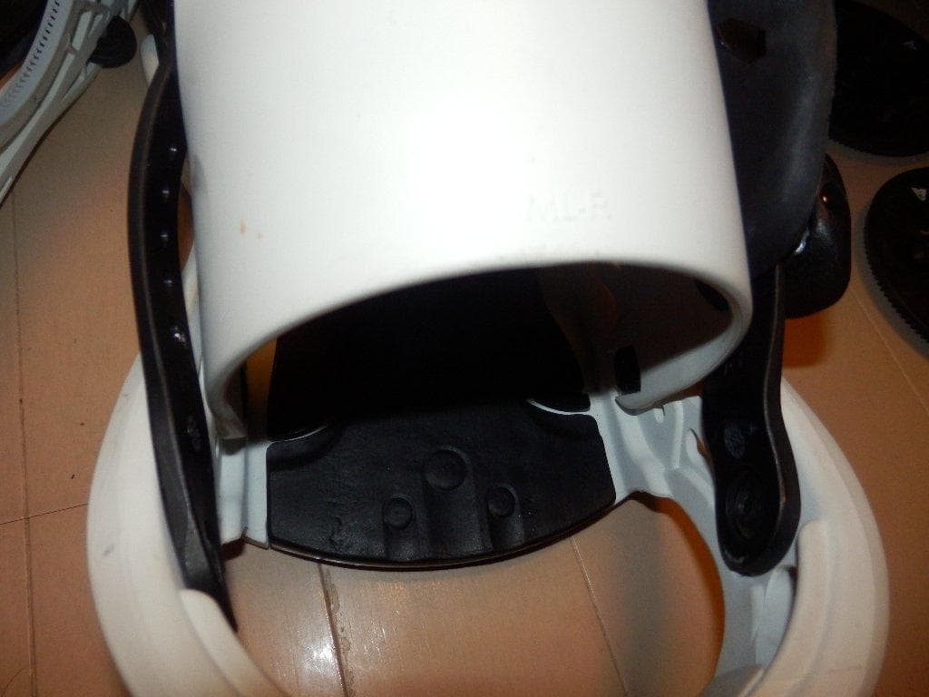 FLUX TT ビンディング ホワイト/ブラック MLサイズ