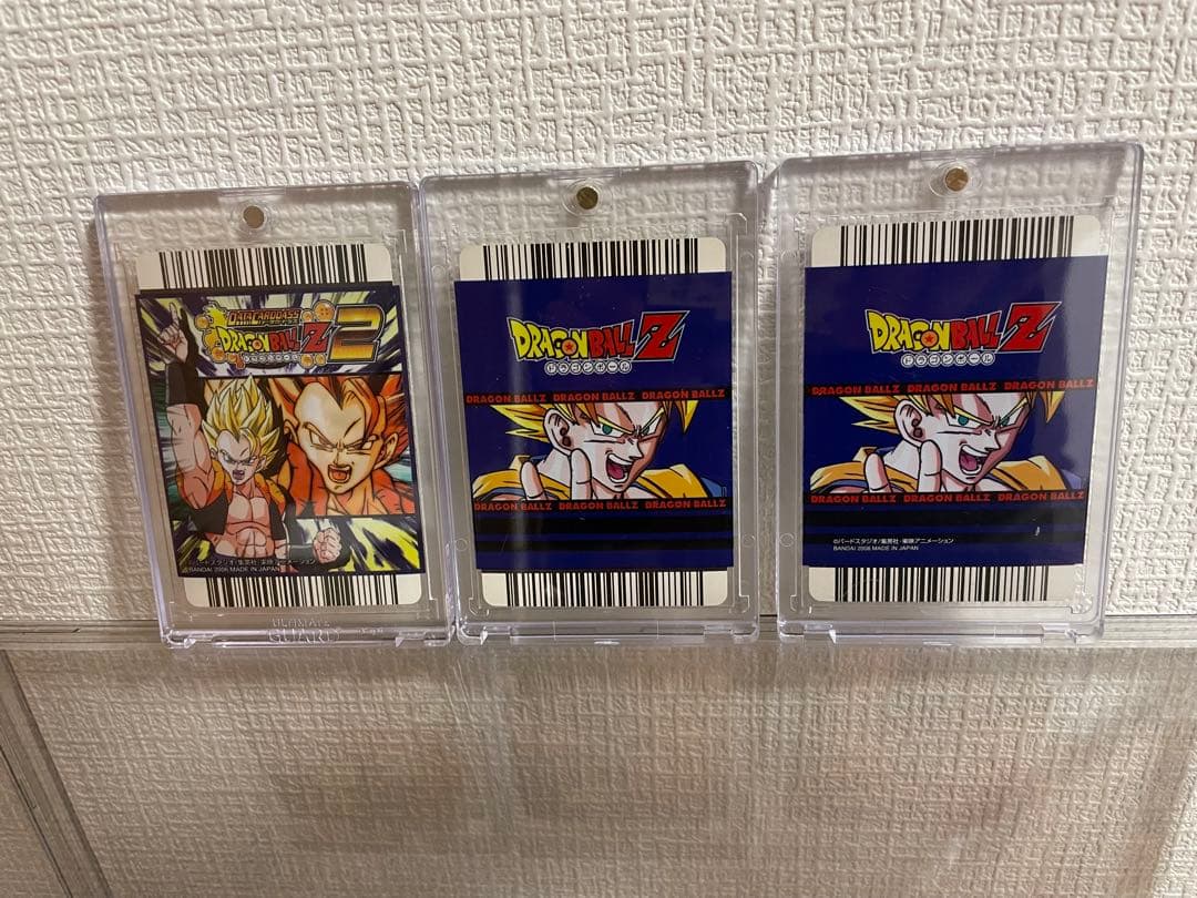 ドラゴンボールデータカードダス　孫悟空　ゴテンクス　ベジット　爆レア　3枚