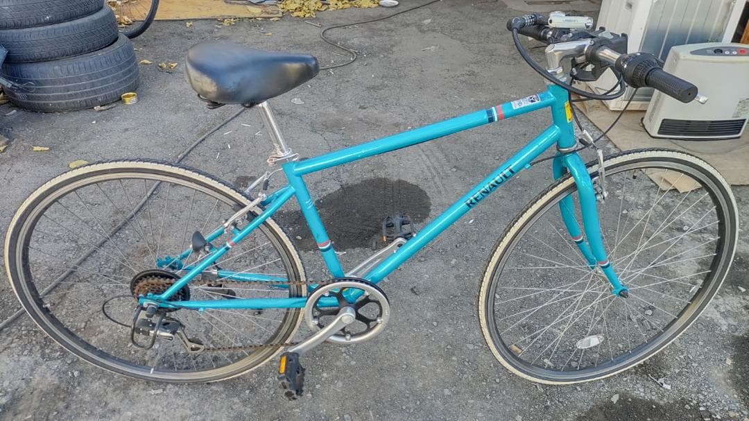 Q*u様 No.321 ルノー 700C シマノ6速 430mm BLUE クロ