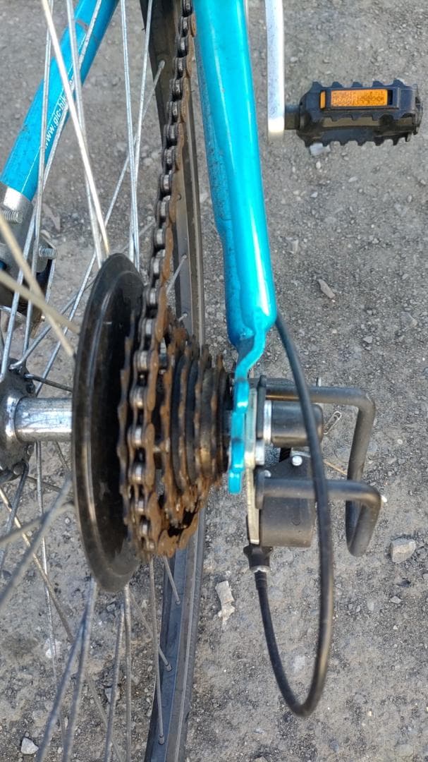 Q*u様 No.321 ルノー 700C シマノ6速 430mm BLUE クロ