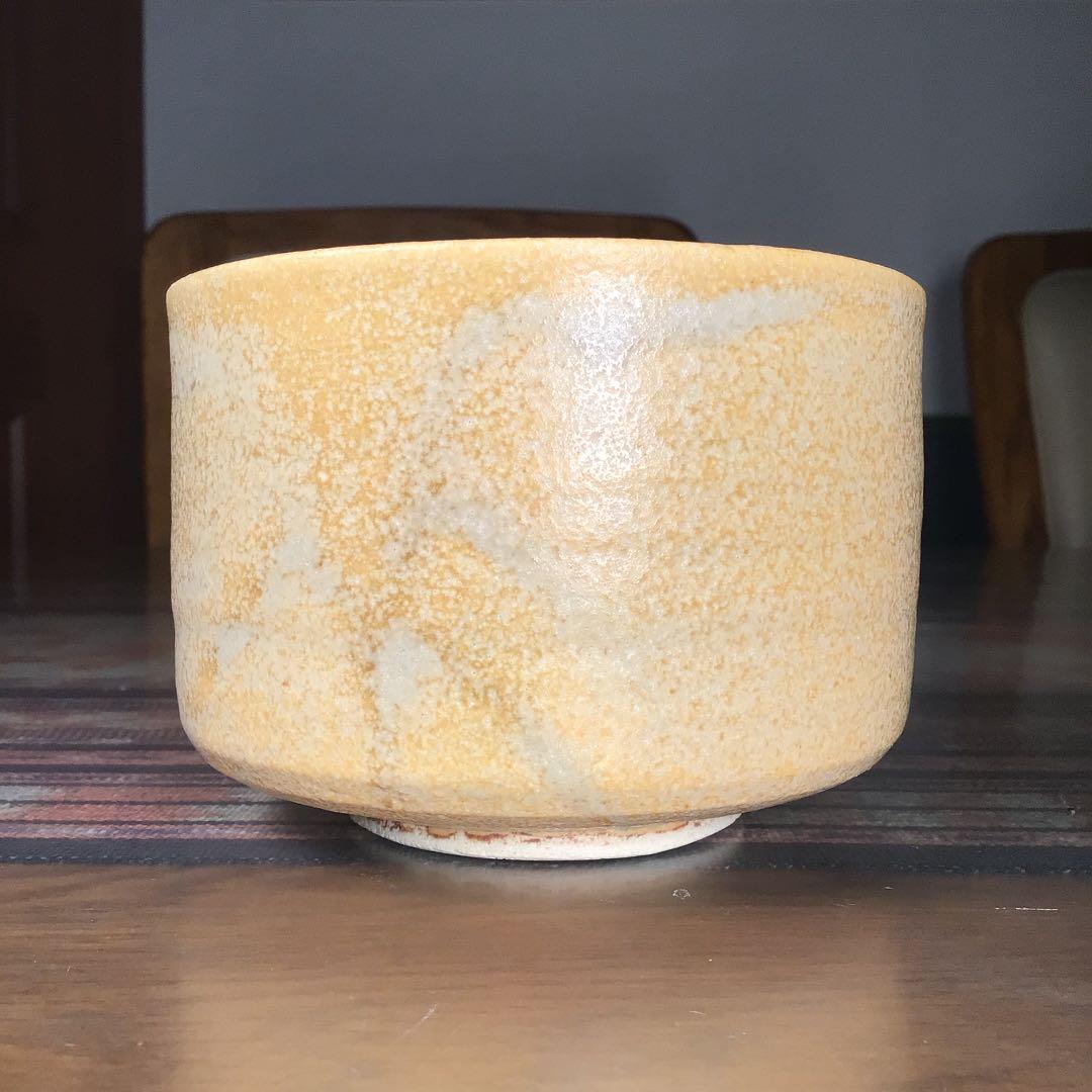 『感謝祭うー特価』　特注品　黄瀬戸焼　大竹窯　小川勝弘　抹茶茶碗