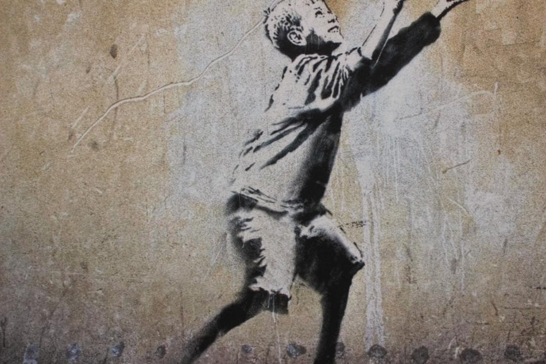 バンクシー Banksy 【No ball games】エスタンプリトグラフ