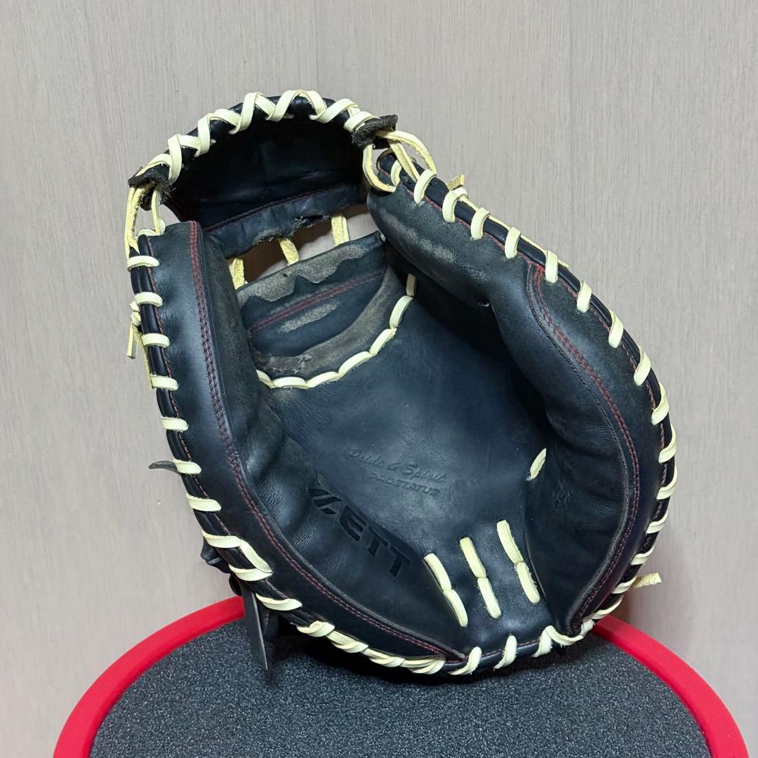 ZETT プロステイタス 硬式 キャッチャーミット クロス締め