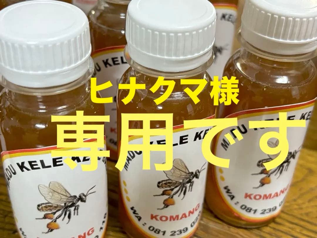 針なしミツバチの蜂蜜、ココナッツシュガー、クサンバの塩、ターメリックパウダー