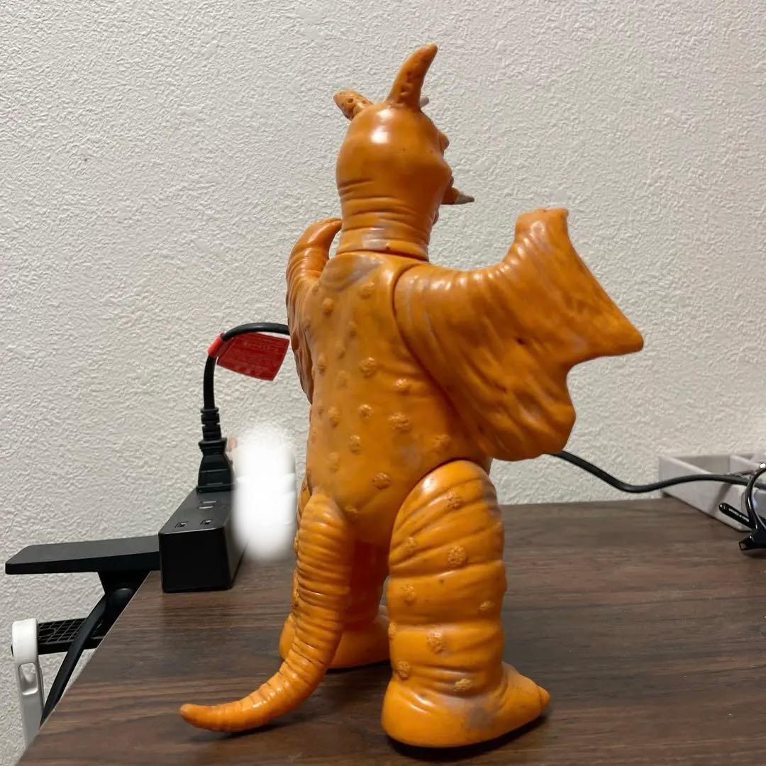 チャンドラー　高さ：約22.0cm　マルサン　ブルマァク　移行期　怪獣　ソフビ