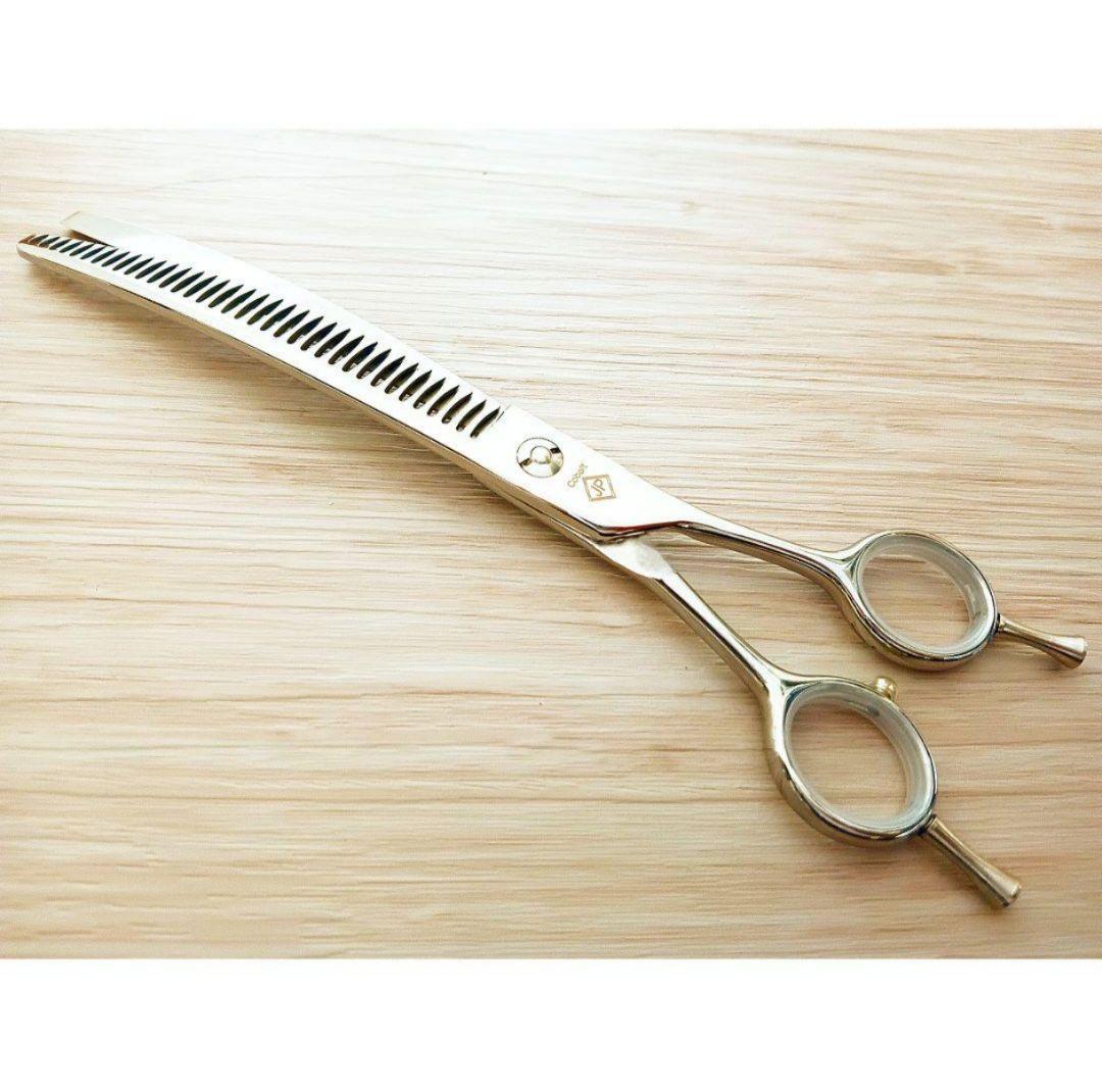 7.5インチカーブセニングシザーブレンダーカーブブレンディングトリミングペット