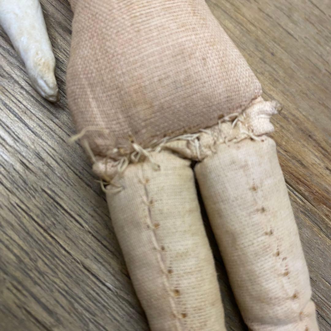 ドイツアンティーク チャイナヘッドドール 19cm