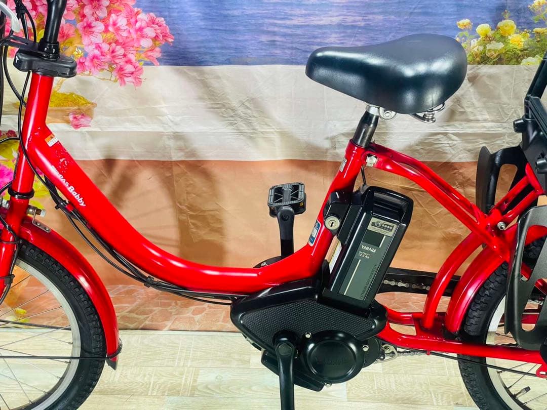 人気モデル！パスバビー12AH⭐️ヤマハ子供乗せ電動自転車Y3293