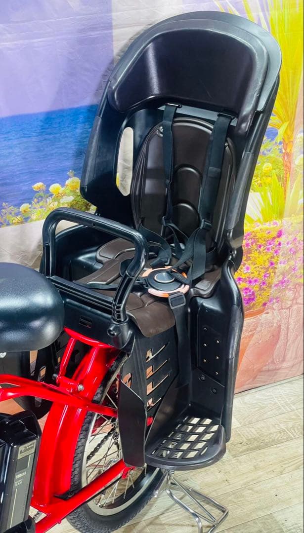 人気モデル！パスバビー12AH⭐️ヤマハ子供乗せ電動自転車Y3293