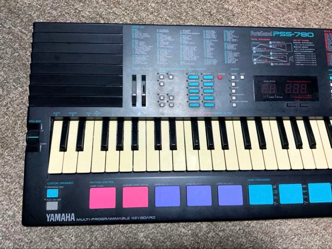 Yamaha PSS-780☆FMシンセサイザー☆MIDI搭載☆日本製