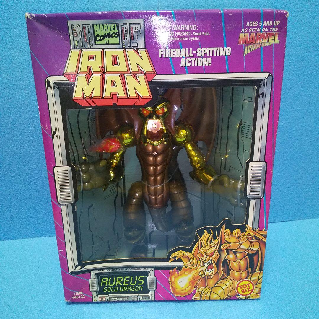 未開封☆オーレウス・ゴールドドラゴン/IRONMAN、AUREUS、TOYBIZ