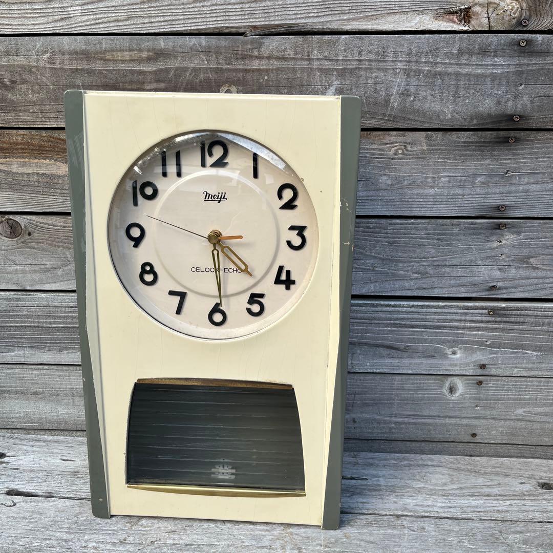 ヴィンテージ　振り子時計クォーツ改良