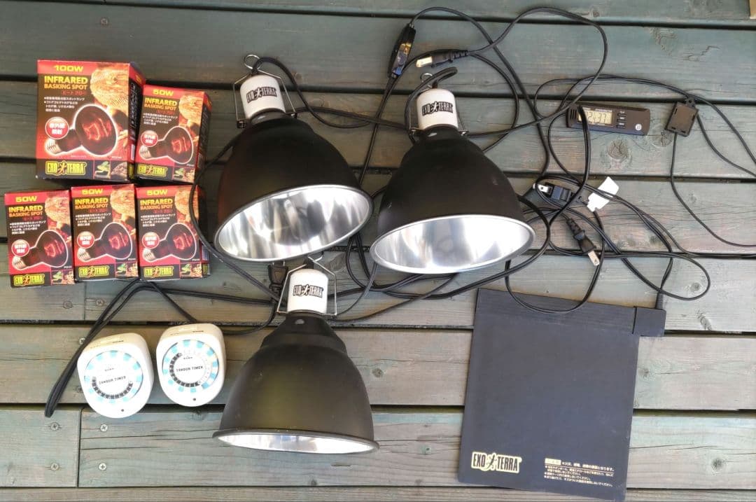 【動作確認済み美品】爬虫類用飼育品セット