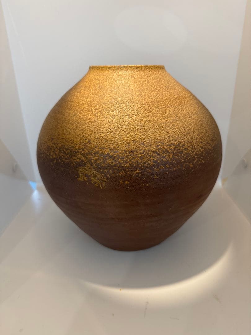 備前焼壺　高原邦彦作