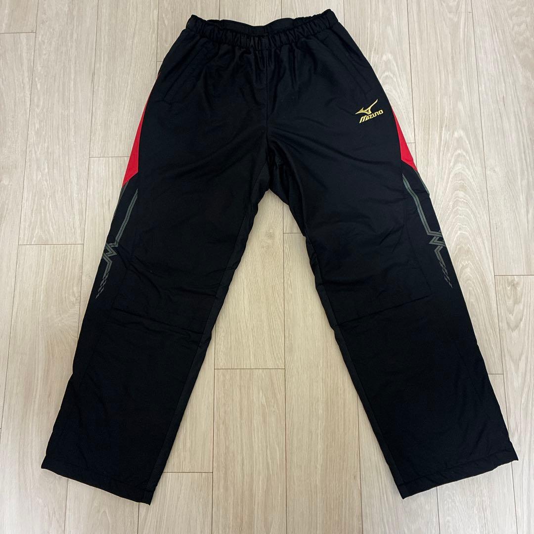 Mizuno ブラック/レッド フルジップジャケット　セットアップ