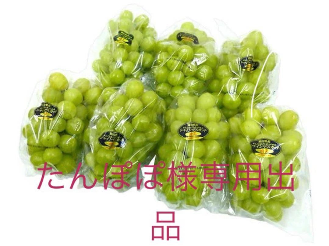 たんぽぽ出品　高級シャインマスカット5kg