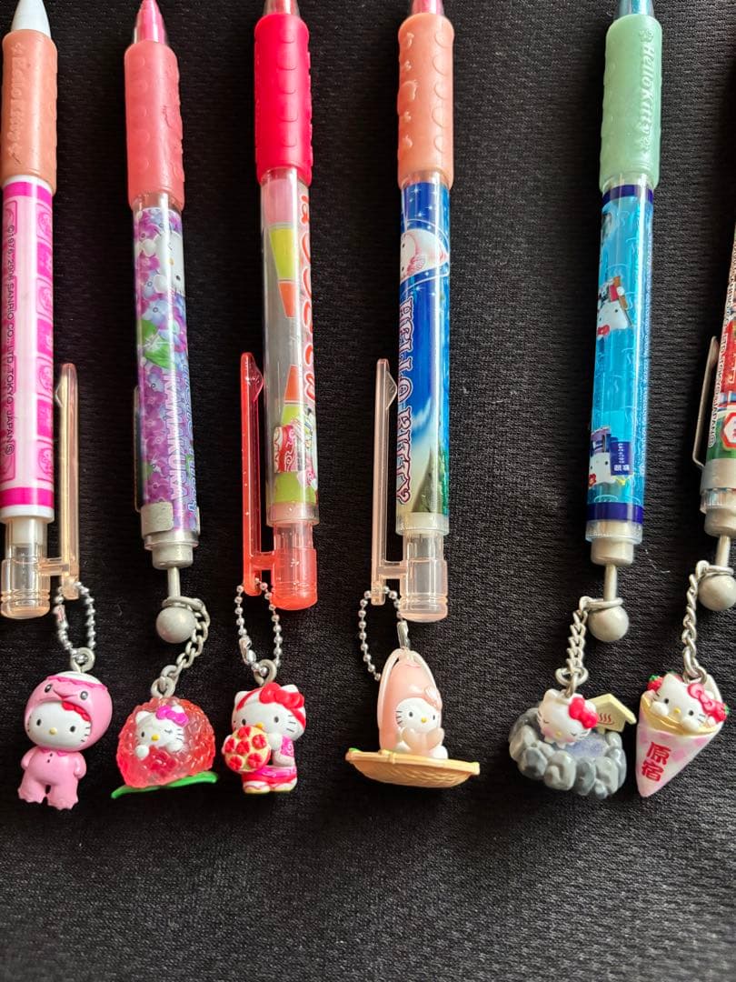 ご当地キティ　平成レトロ　ボールペン　シャープペンシル　18本　おまとめ売り