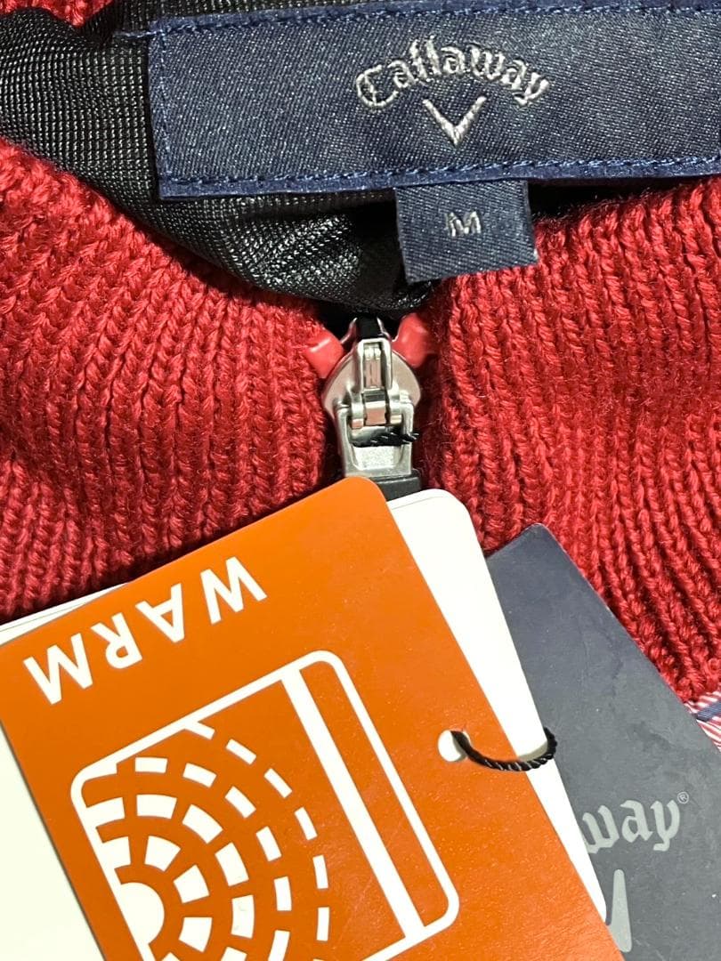 24時間以内/早い者勝ち 新品 キャロウェイ メンズ ニットジャケット Mサイズ