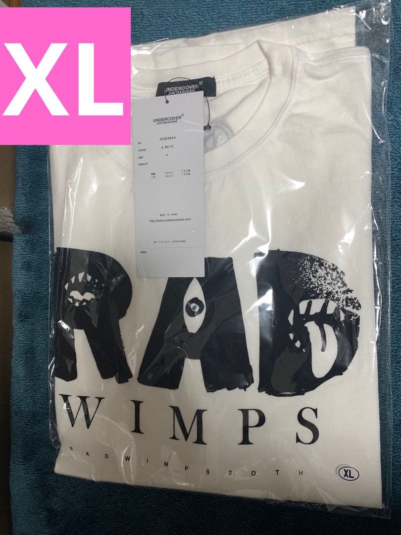 RADWIMPS UNDERCOVER Tシャツ　白　XL