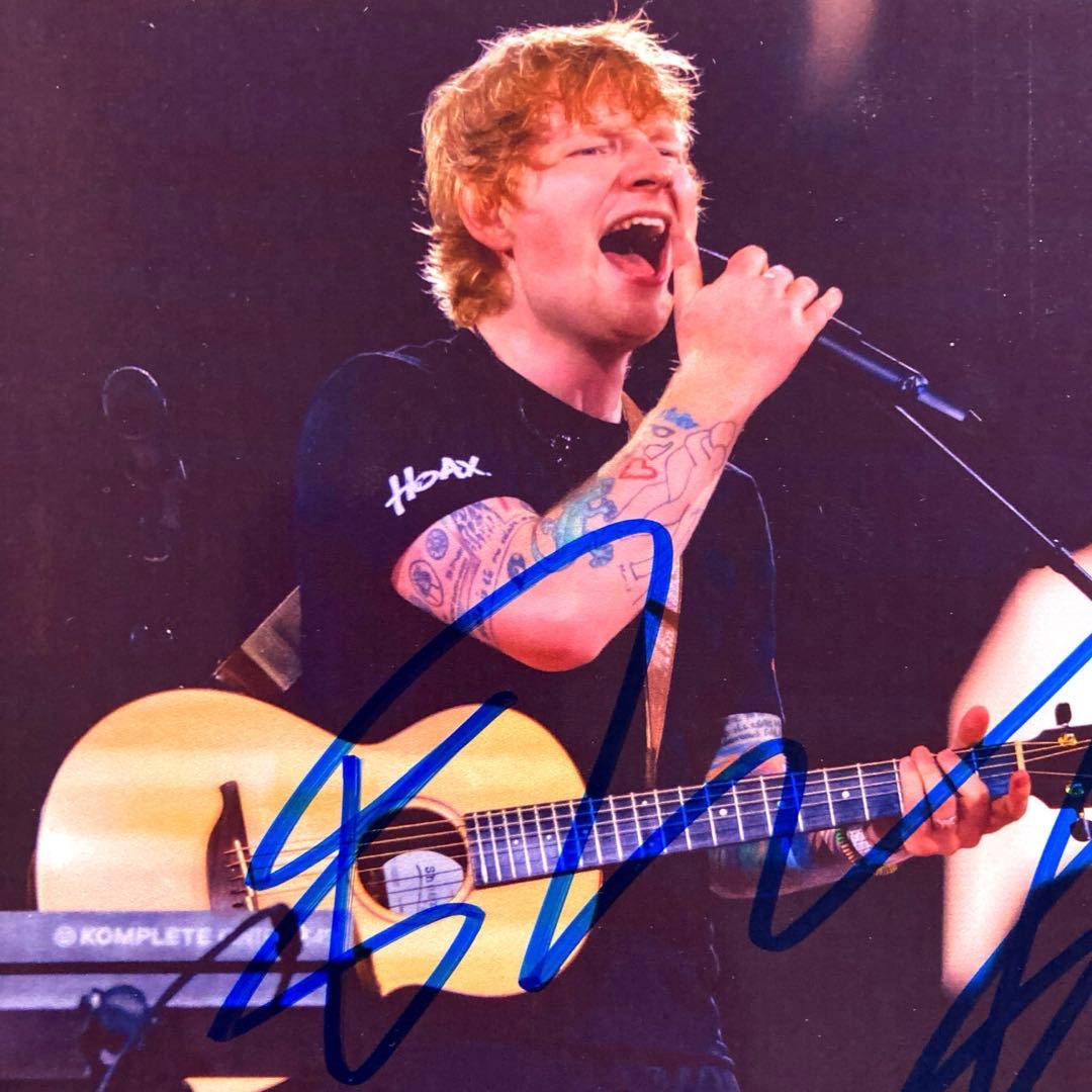 エド・シーラン直筆サイン入り2Lサイズ写真…Ed Sheeran…