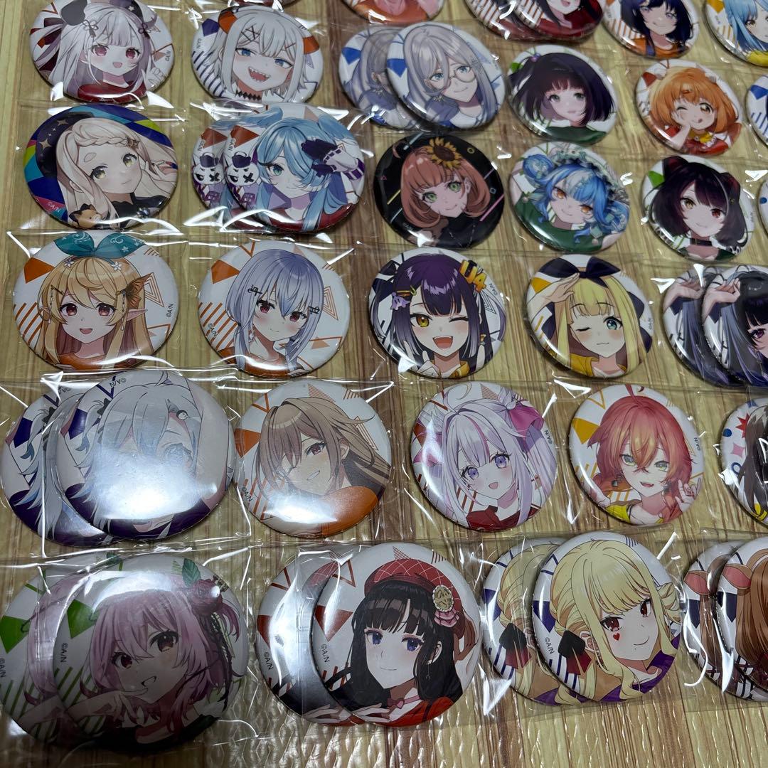 にじさんじ★にじフェス★缶バッジ★限定★女性★まとめ売り★大量★セット★約70個