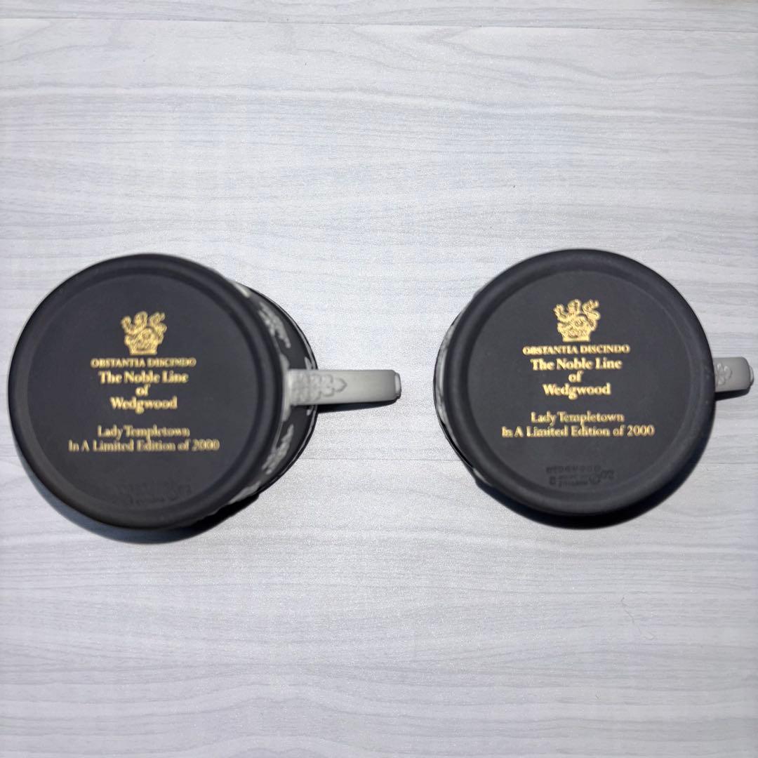 ウェッジウッド　レディーテンプルタウン　カップ　ソーサー　シリアル　限定