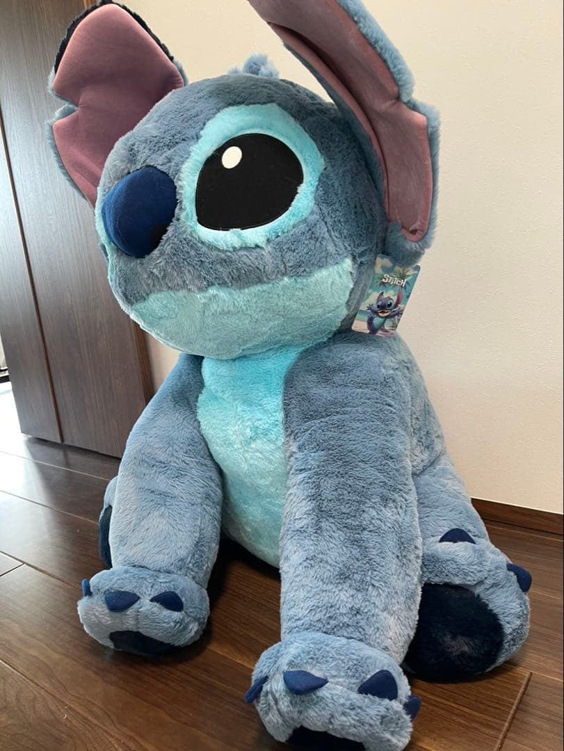 スティッチ ぬいぐるみ コストコ　スティッチ特大ぬいぐるみ