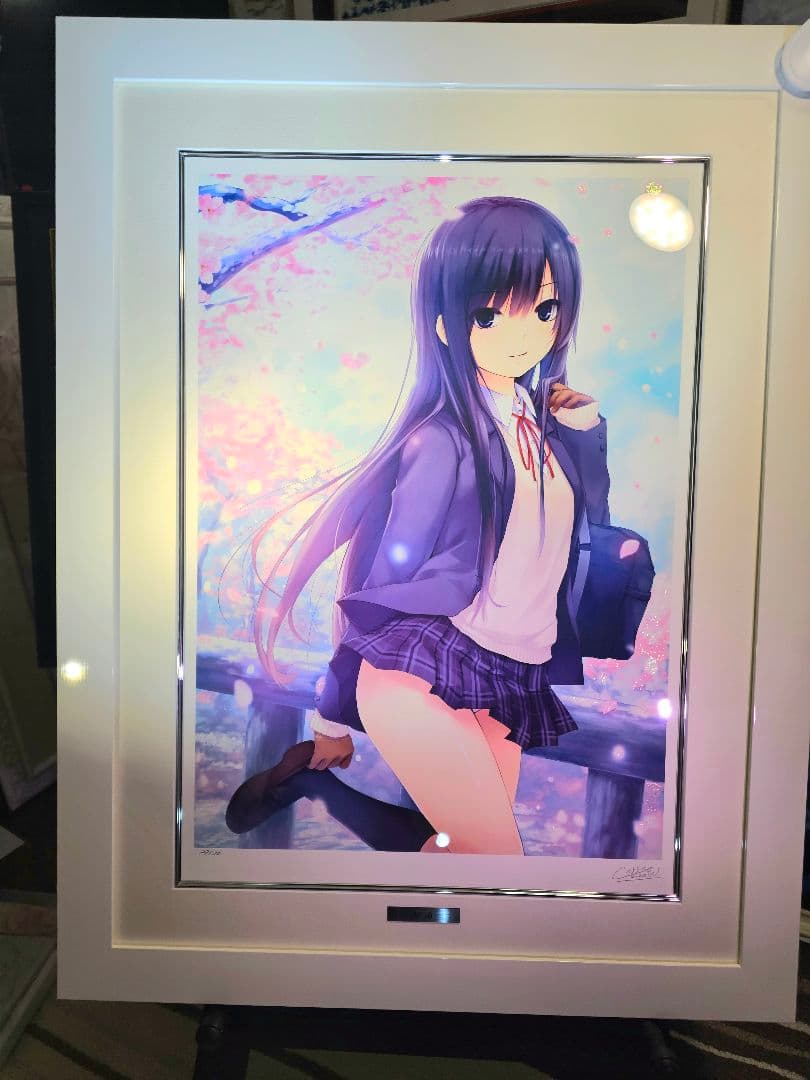 アールビバン 版画 珈琲貴族 桜道